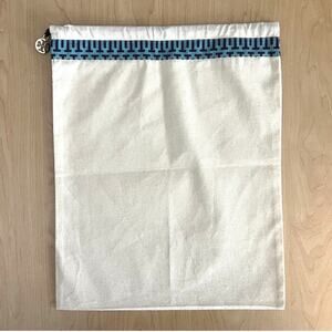 Tory Burch Dust Bag Drawstring Cloth Logo Charm Storage Authentic 12 x 1…